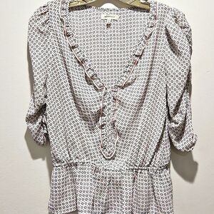 MAX STUDIO PEPLUM TOP SIZE small